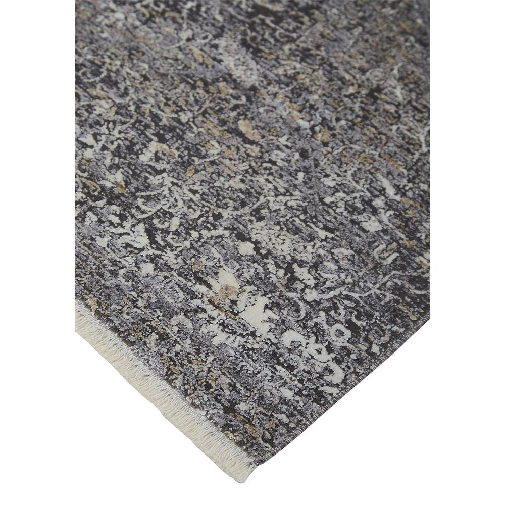 Sarrant Vintage Space-Dyed Rug, Fog Gray/Pewter, 6ft - 7in x 9ft - 10in Area Rug, 9193963FSMK000F06. Picture 3