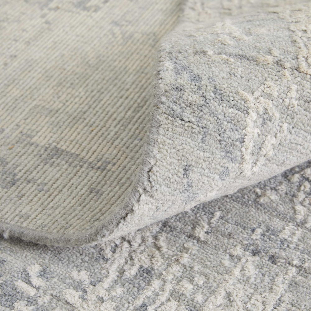Eastfield Modern Abstract, Silver/Gray, 5' x 8' Area Rug. Picture 7
