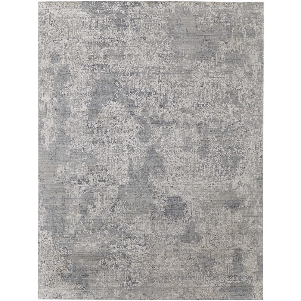 Eastfield Modern Abstract, Silver/Gray, 5' x 8' Area Rug. Picture 1
