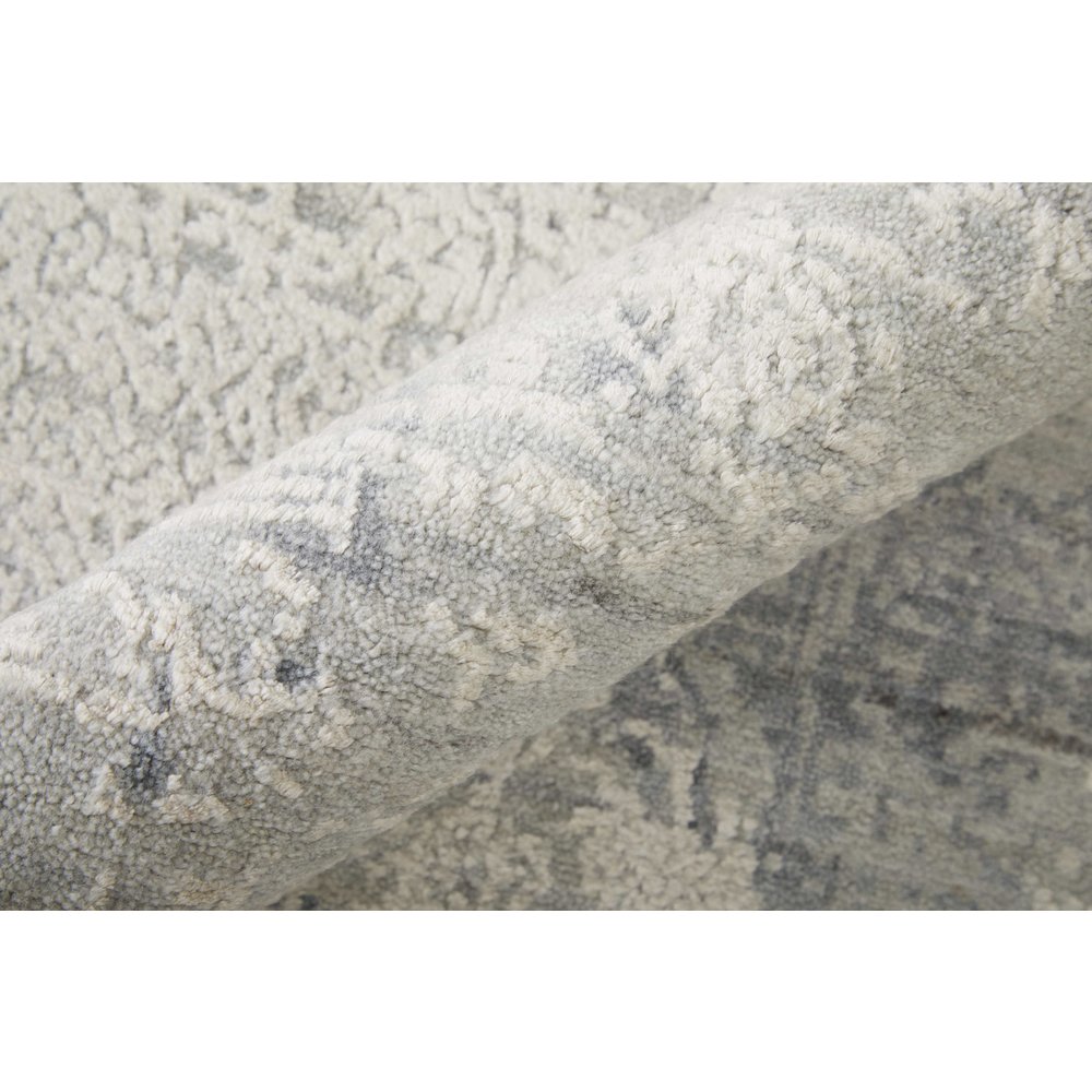 Eastfield Modern Abstract, Silver/Gray, 5' x 8' Area Rug. Picture 5