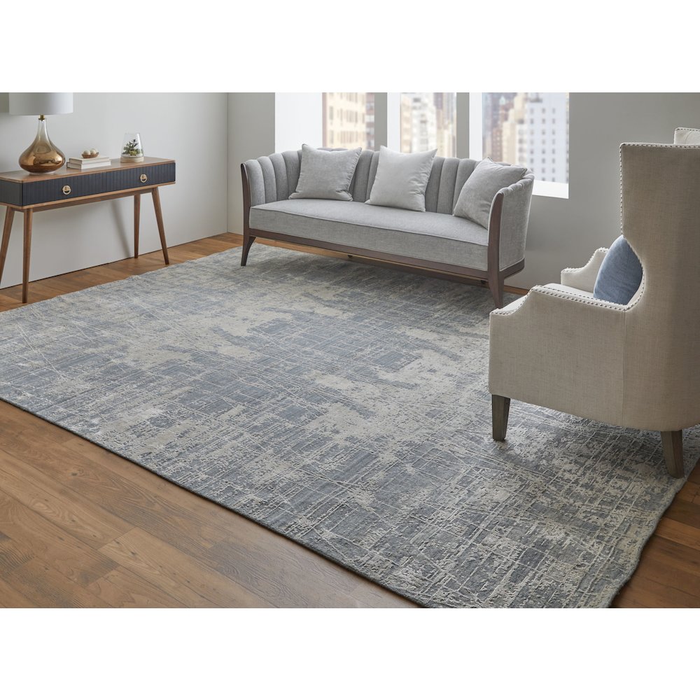 Eastfield Modern Abstract, Gray, 2' x 3' Accent Rug. Picture 2