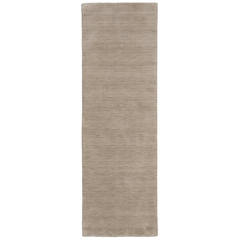 Luna Modern Solid, Tan, 2'-6" x 8' Runner. Picture 1