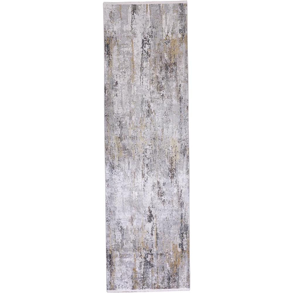 Cadiz Gradient Luster Rug, Ivory/Gray/Gold, 3ft - 1in x 10ft, Runner, 8663887FIVYGRYI89. Picture 2