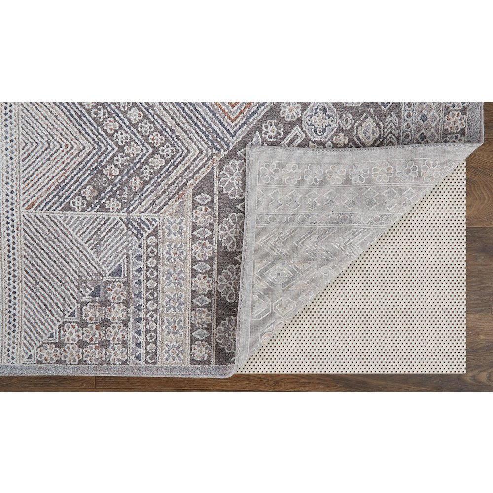Francisco Transitional Medallion, Ivory/Gray, 12' x 15' Area Rug. Picture 3
