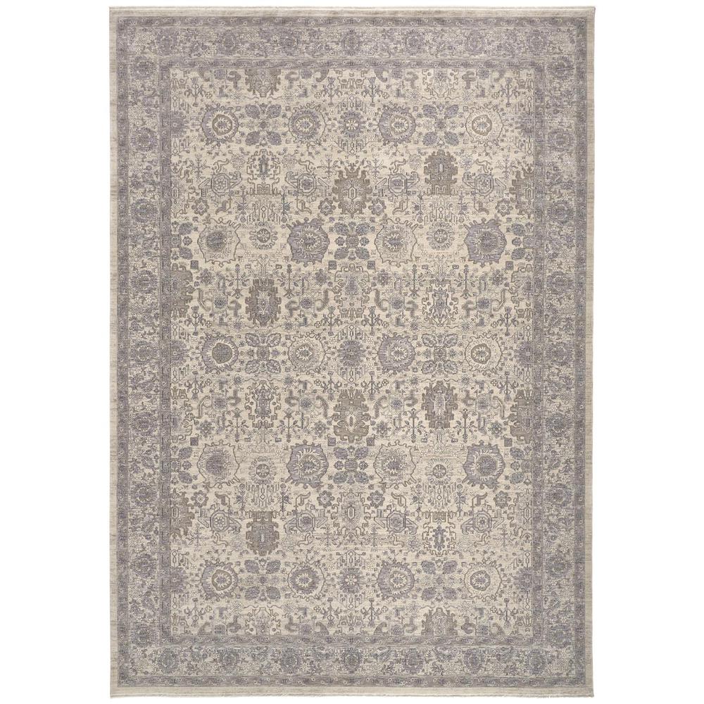 Marquette Rustic Persian Farmhouse Area Rug, Beige/Warm Gray, 7ft-10in x 9ft-10in, MRQ3776FBGEGRYF71. Picture 2