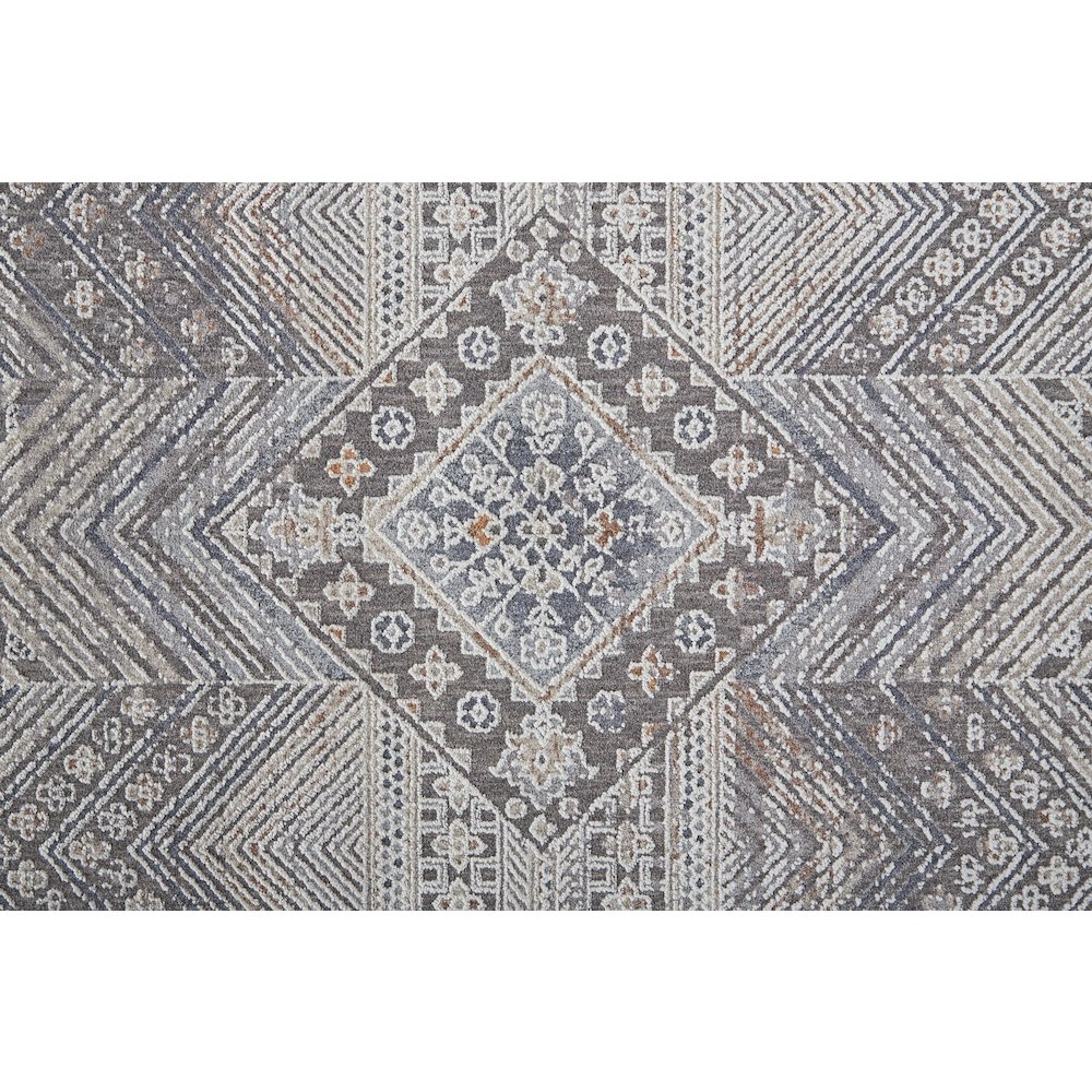 Francisco Transitional Medallion, Ivory/Gray, 12' x 15' Area Rug. Picture 5