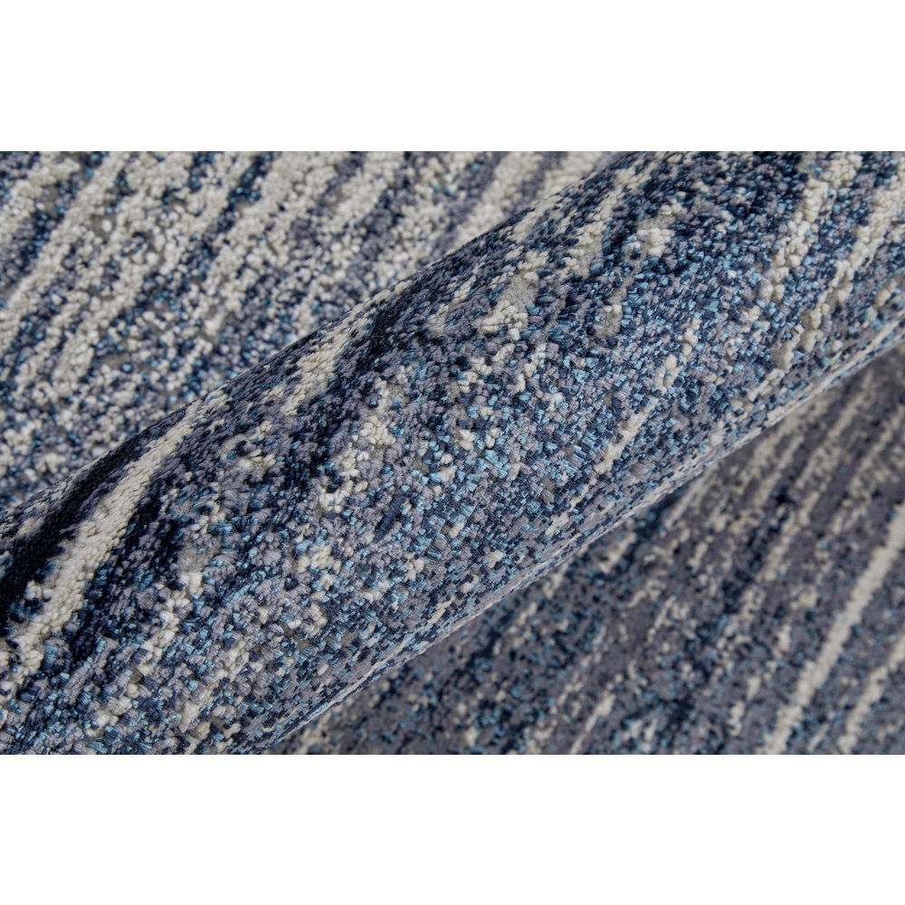 Indio Modern Gradient & Ombre, Blue/Gray/Ivory, 9'-2" x 12' Area Rug. Picture 5