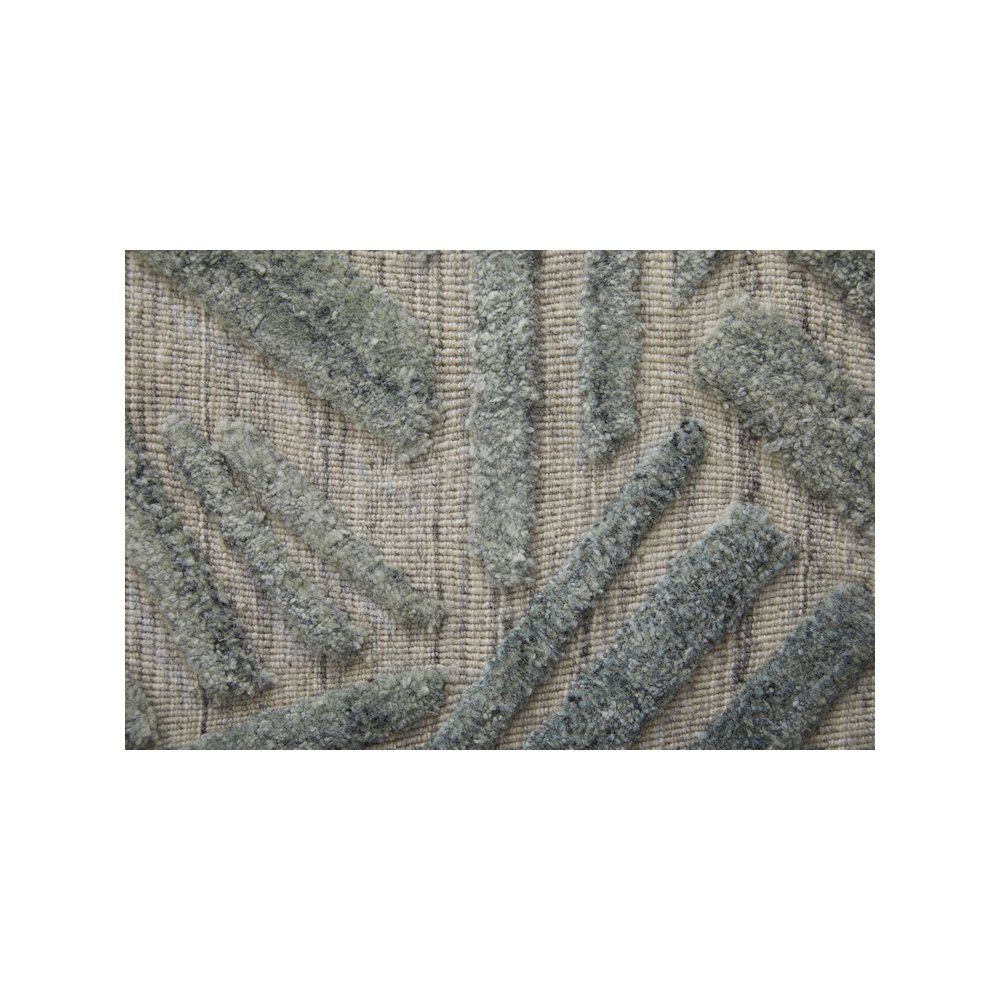 Elias Modern Abstract, Green/Ivory/Tan, 2' x 3' Accent Rug. Picture 6