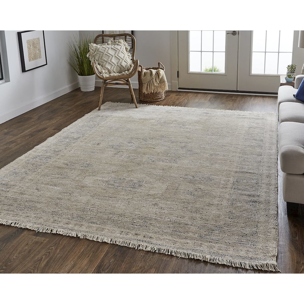 Caldwell Vintage Space Dyed Wool Rug, Latte Tan/Beige, 2ft x 3ft Accent Rug, 8798798FSND000P00. Picture 7