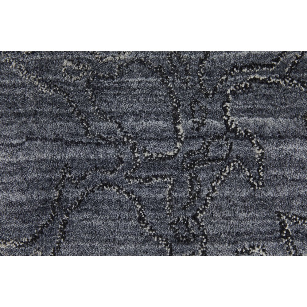 Whitton Modern Abstract, Gray/Blue, 5' x 8' Area Rug. Picture 6