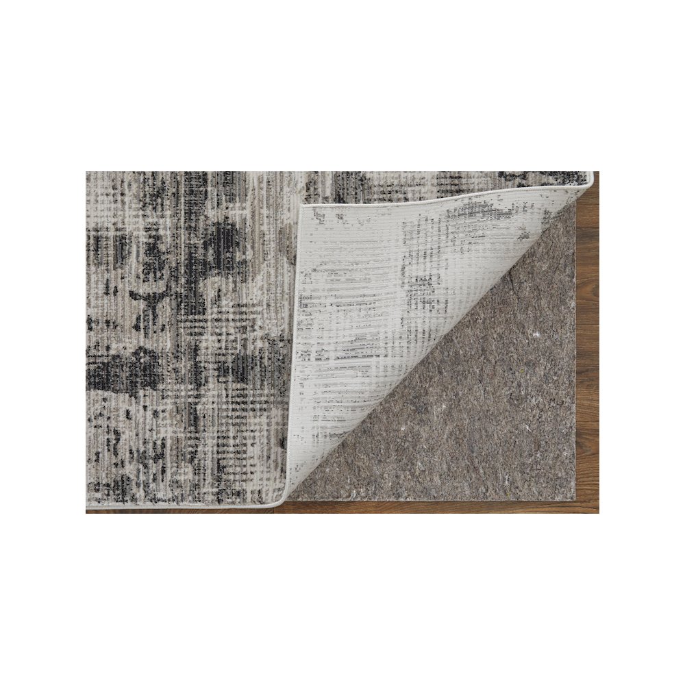 Sonora Modern Abstract, Gray/Ivory, 5' x 7'-6" Area Rug. Picture 4