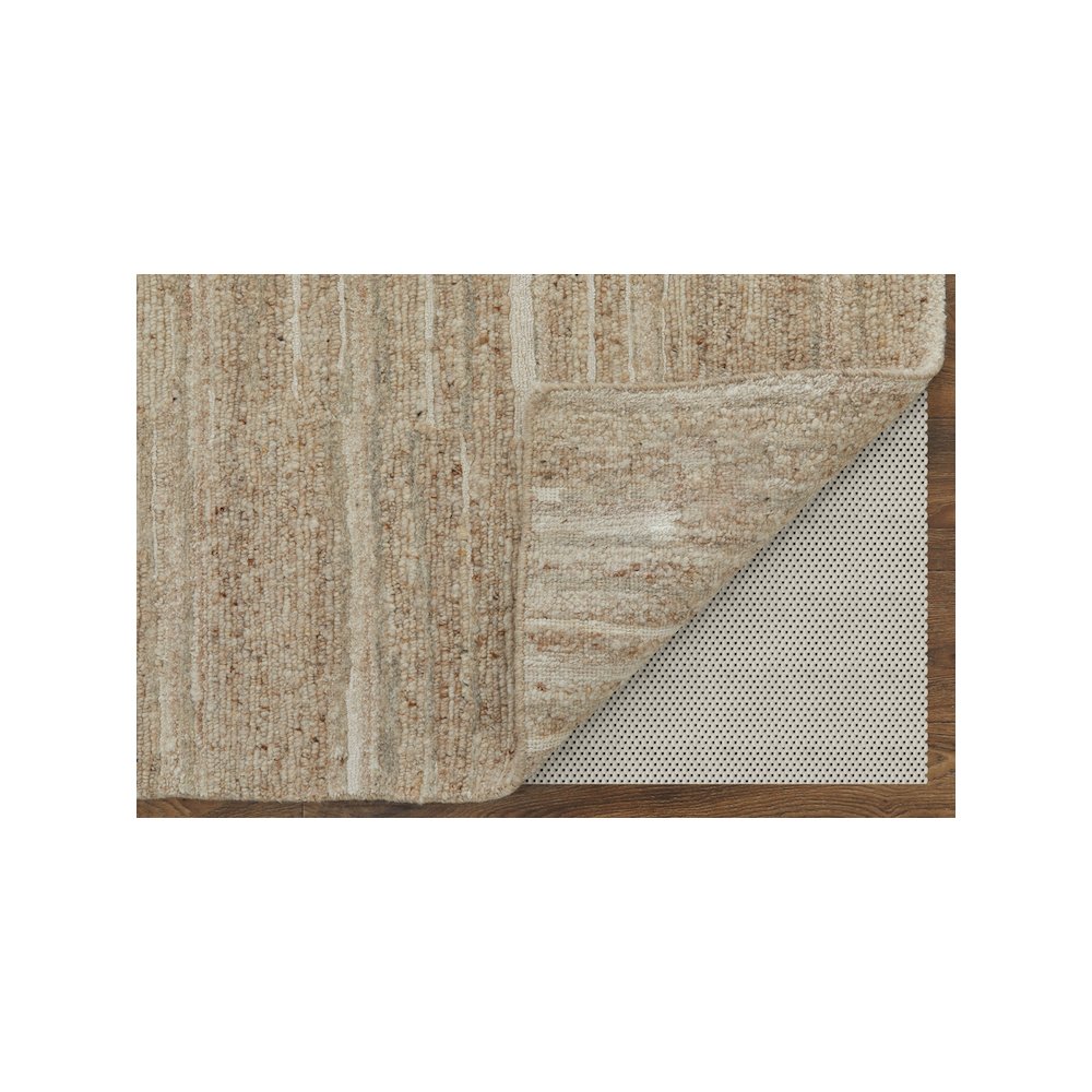 Navaro Modern Distressed, Ivory, 8'-6" x 11'-6" Area Rug. Picture 4