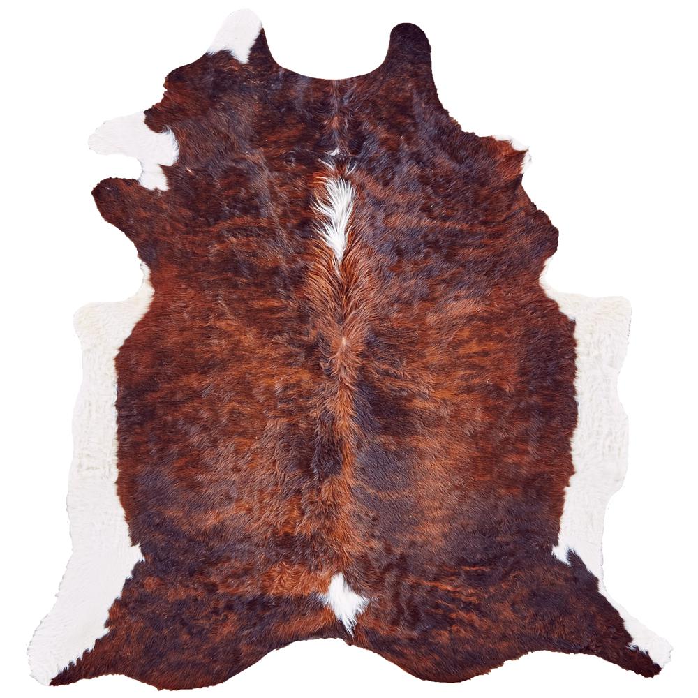 Bartlett Premium On-Hair Cowhide, Brindle Dark Brown, Small, ARGCOWHDEXODRKQ01. Picture 2