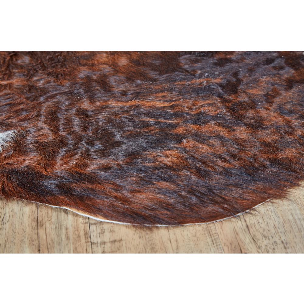 Bartlett Premium On-Hair Cowhide, Brindle Dark Brown, Small, ARGCOWHDEXODRKQ01. Picture 3