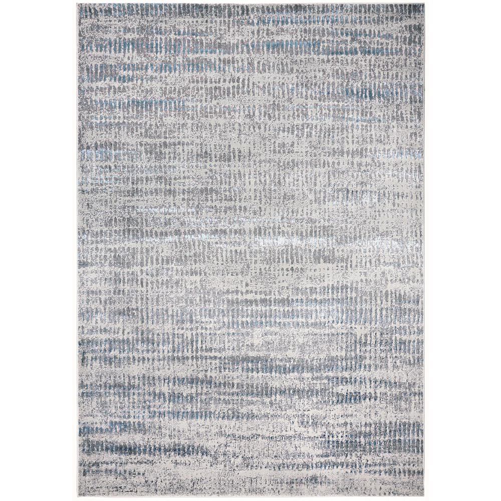 Azure Modern Metallic Distressed Area Rug, Teal/Gray, Verigated, 10ft x 13ft-2in, AZR3402FBLUGRYH13. Picture 1