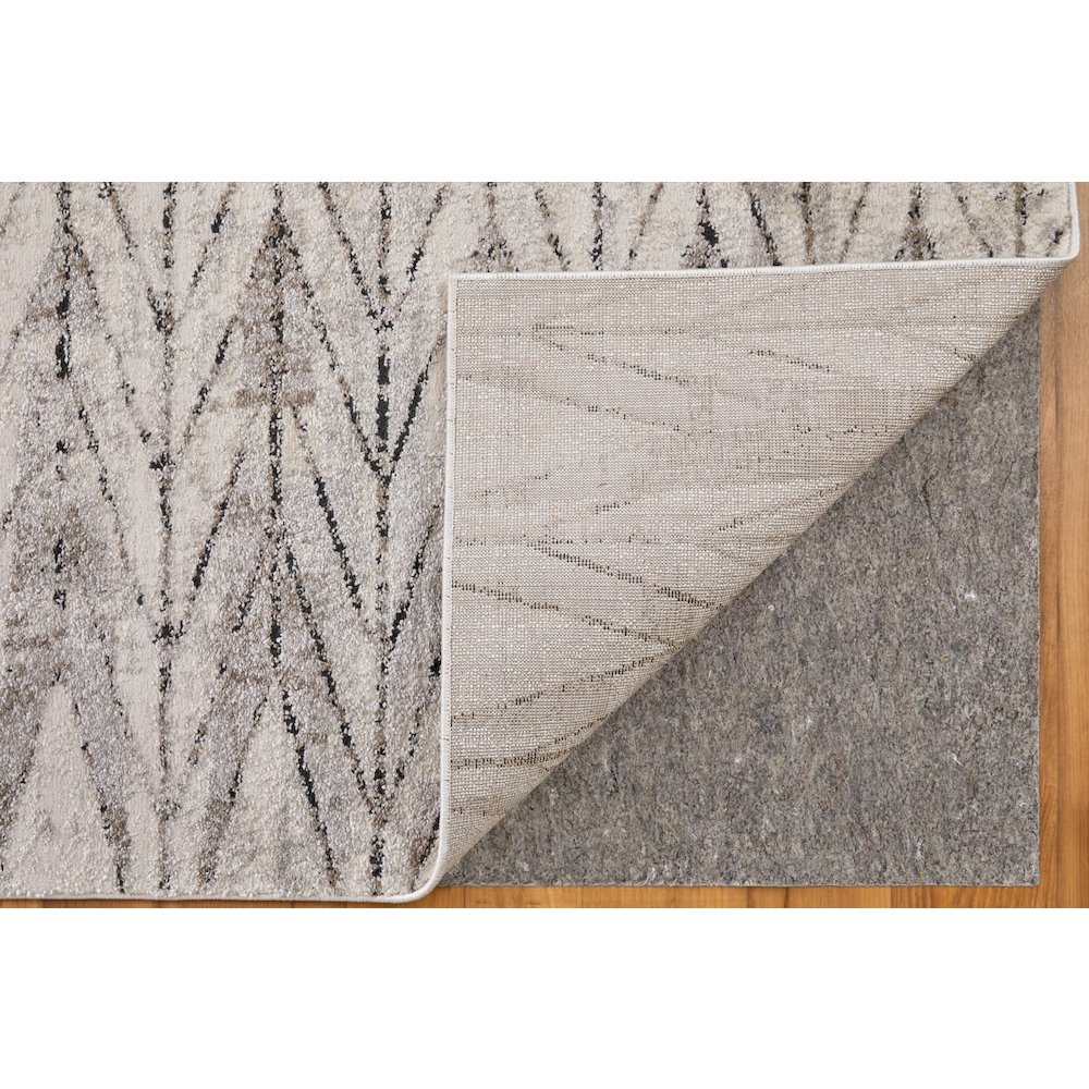 Vancouver Modern Geometric, Ivory/Tan/Brown, 10' x 14' Area Rug. Picture 5
