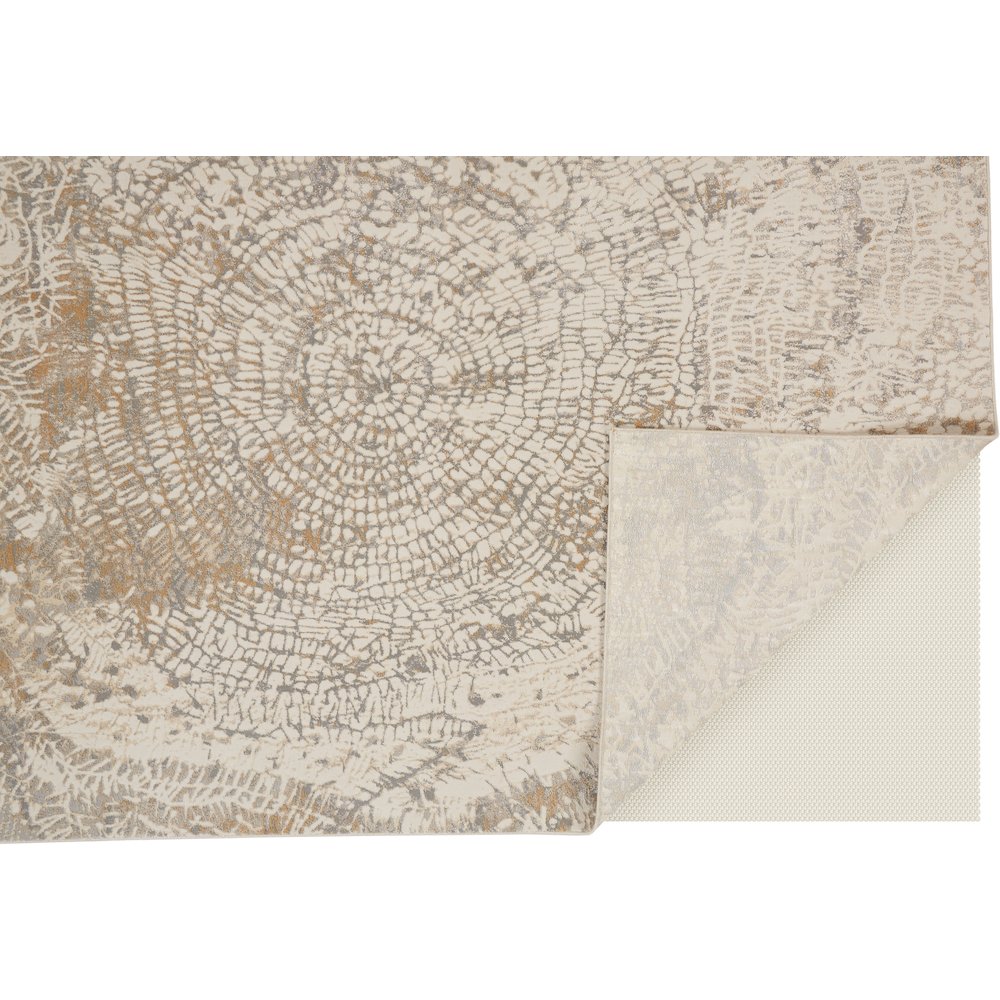 Frida Distressed Abstract Watercolor Rug, Ivory/Gray/Tan, 12ft x 15ft Area Rug, PRK3702FSLVIVYJ00. Picture 3