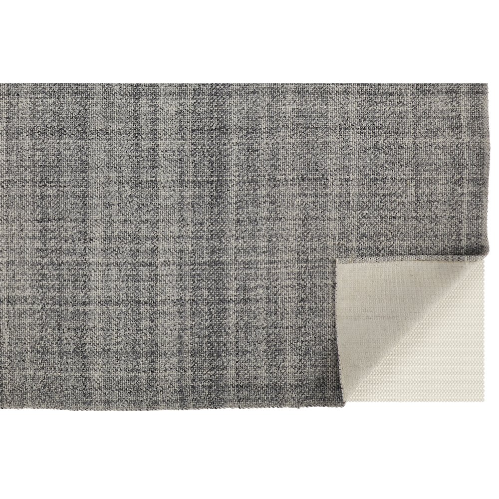 Naples Space Dyed In/Outdoor Flatweave, Charcoal Gray, 10ft x 14ft Area Rug, NAP0751FGRY000H00. Picture 4