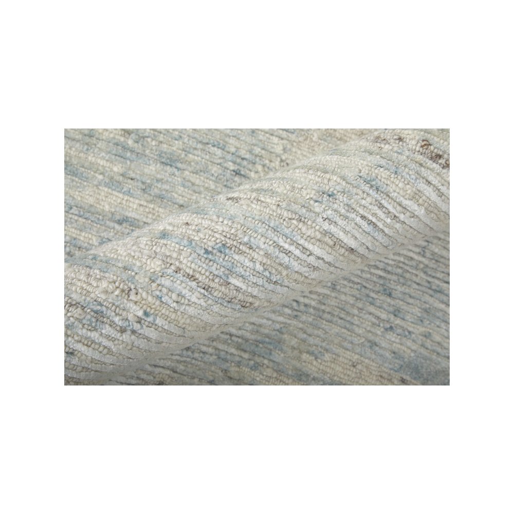 Brighton Modern Abstract, Blue/Ivory/Silver, 7'-9" x 9'-9" Area Rug. Picture 6