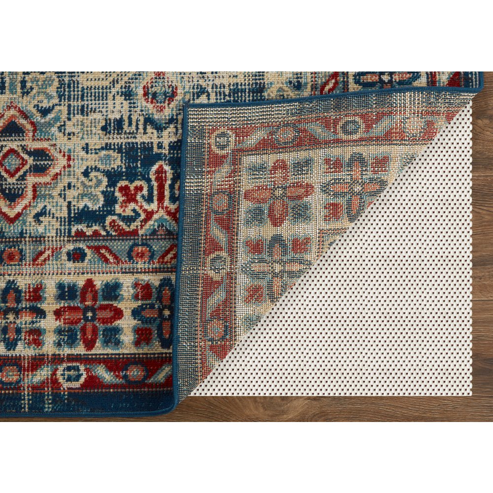 Nolan Transitional Oriental, Blue/Red/Ivory, 12'-10" x 15' Runner. Picture 4