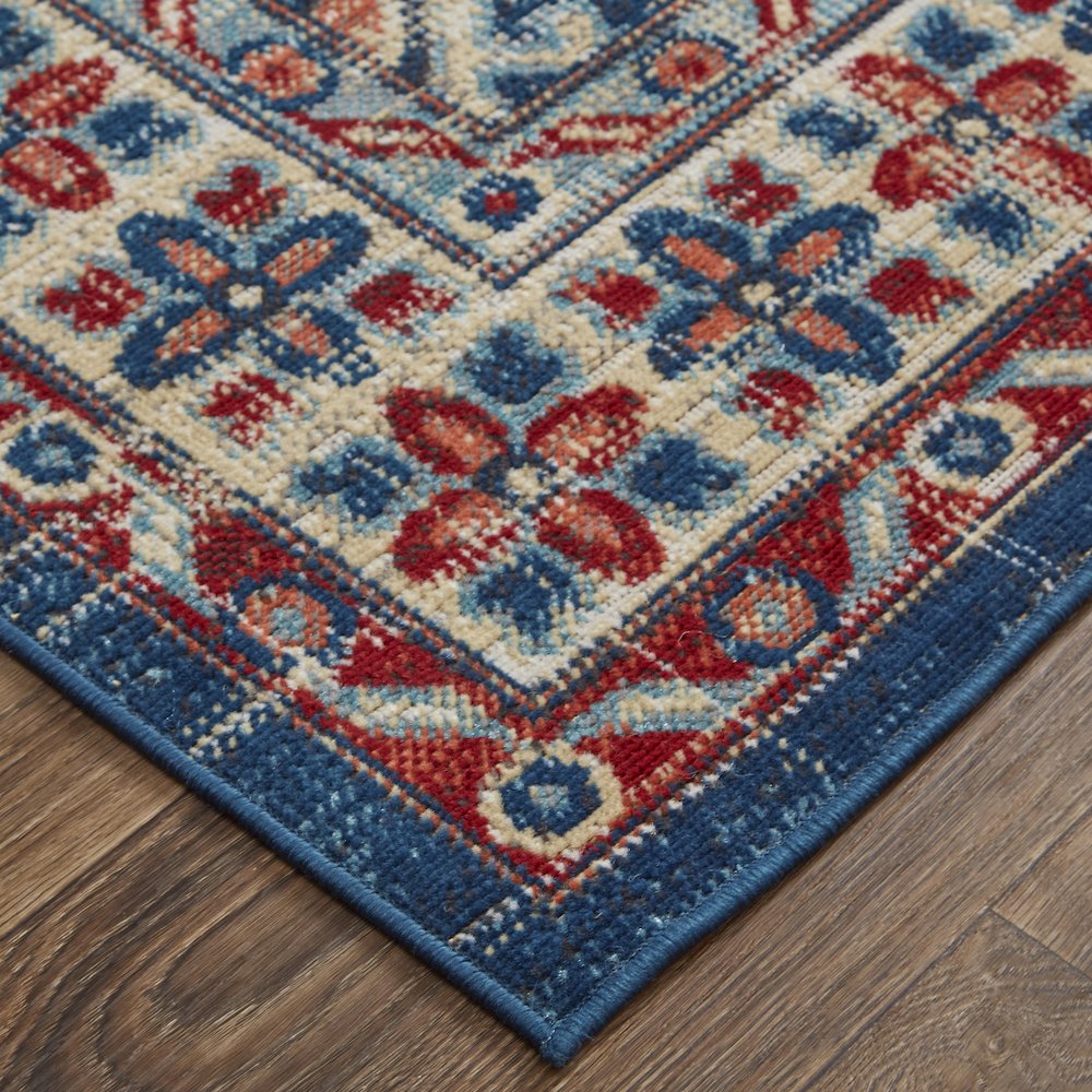 Nolan Transitional Oriental, Blue/Red/Ivory, 12'-10" x 15' Runner. Picture 3