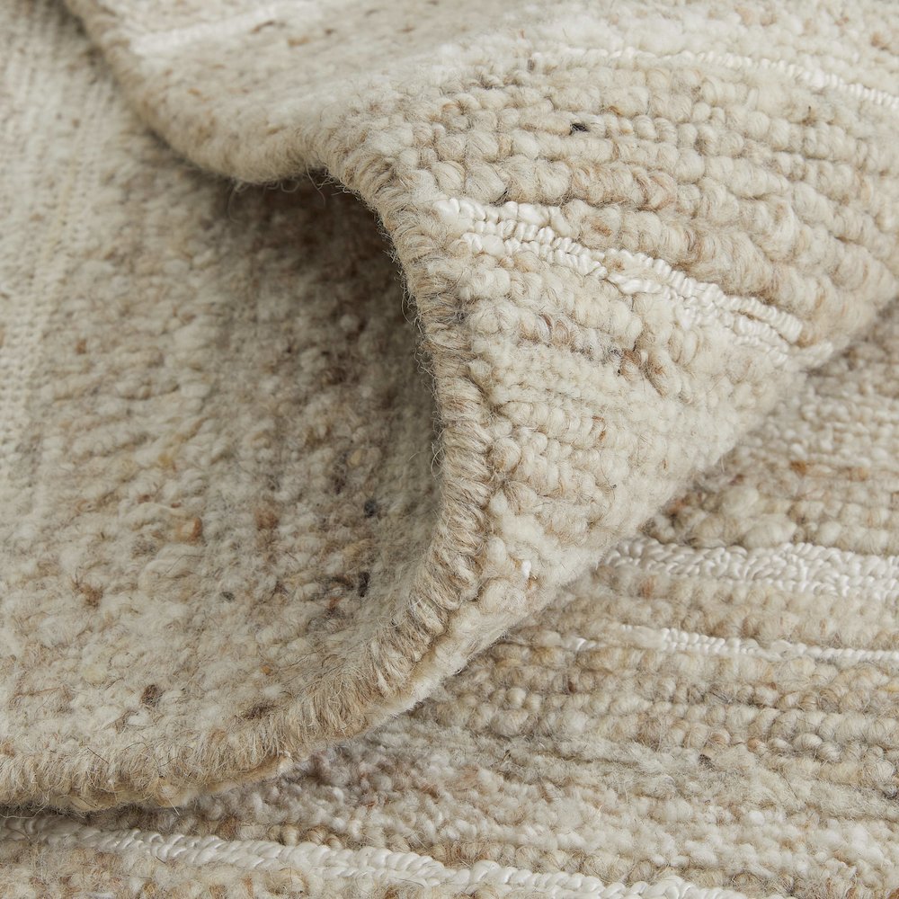 Navaro Modern Distressed, Ivory, 8'-6" x 11'-6" Area Rug. Picture 7