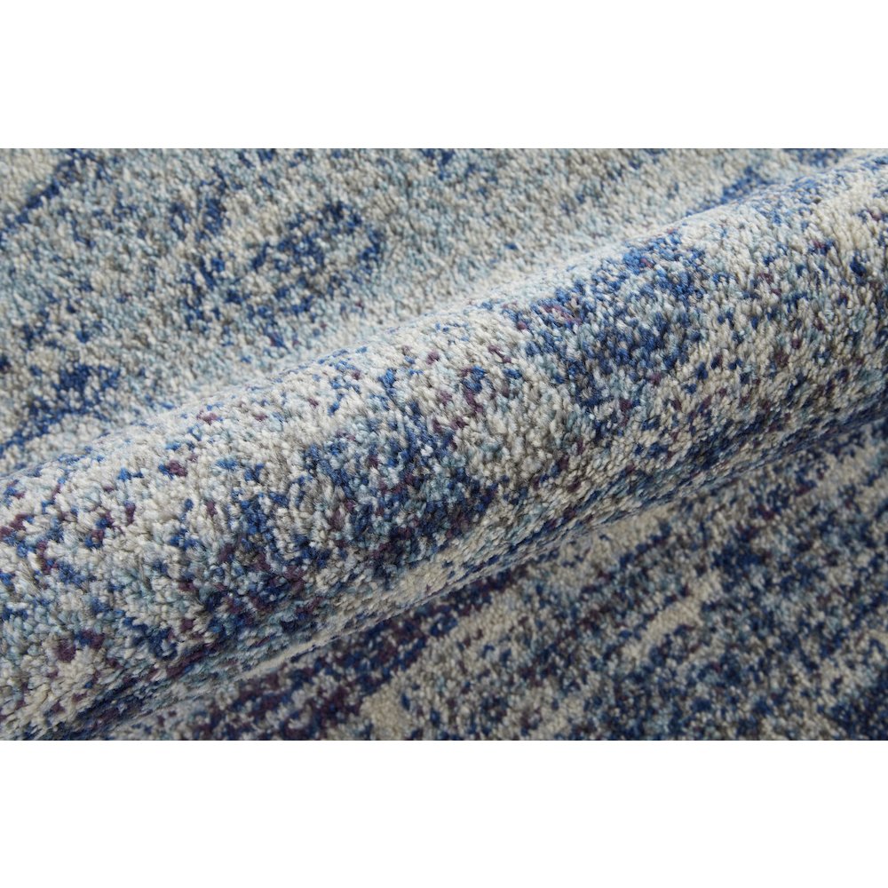 Edgemont Modern Abstract, Blue/Ivory, 10' x 14' Area Rug. Picture 5