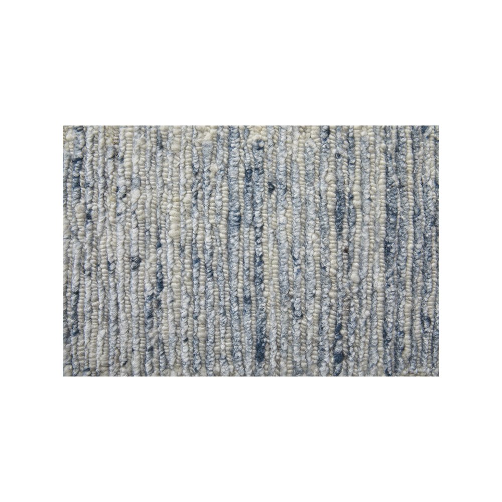 Brighton Modern Abstract, Ivory/Blue/Silver, 4' x 6' Accent Rug. Picture 7