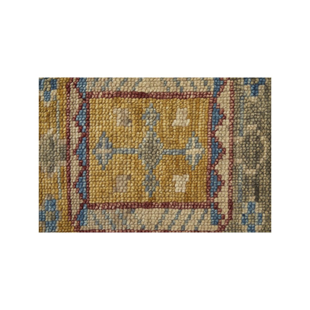 Fillmore Traditional Geometric, Blue/Yellow/Red, 2' x 3' Accent Rug. Picture 6