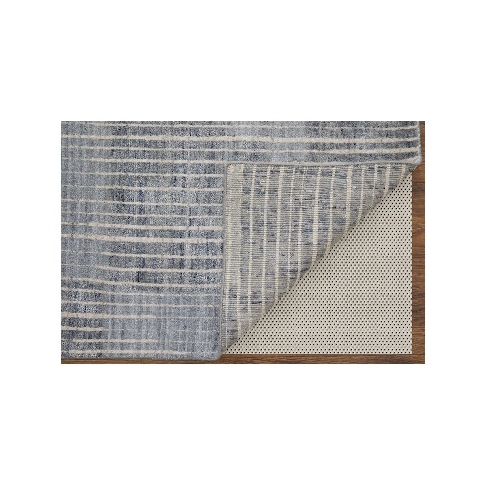 Eastfield Modern Abstract, Blue/Ivory/Gray, 2' x 3' Accent Rug. Picture 4