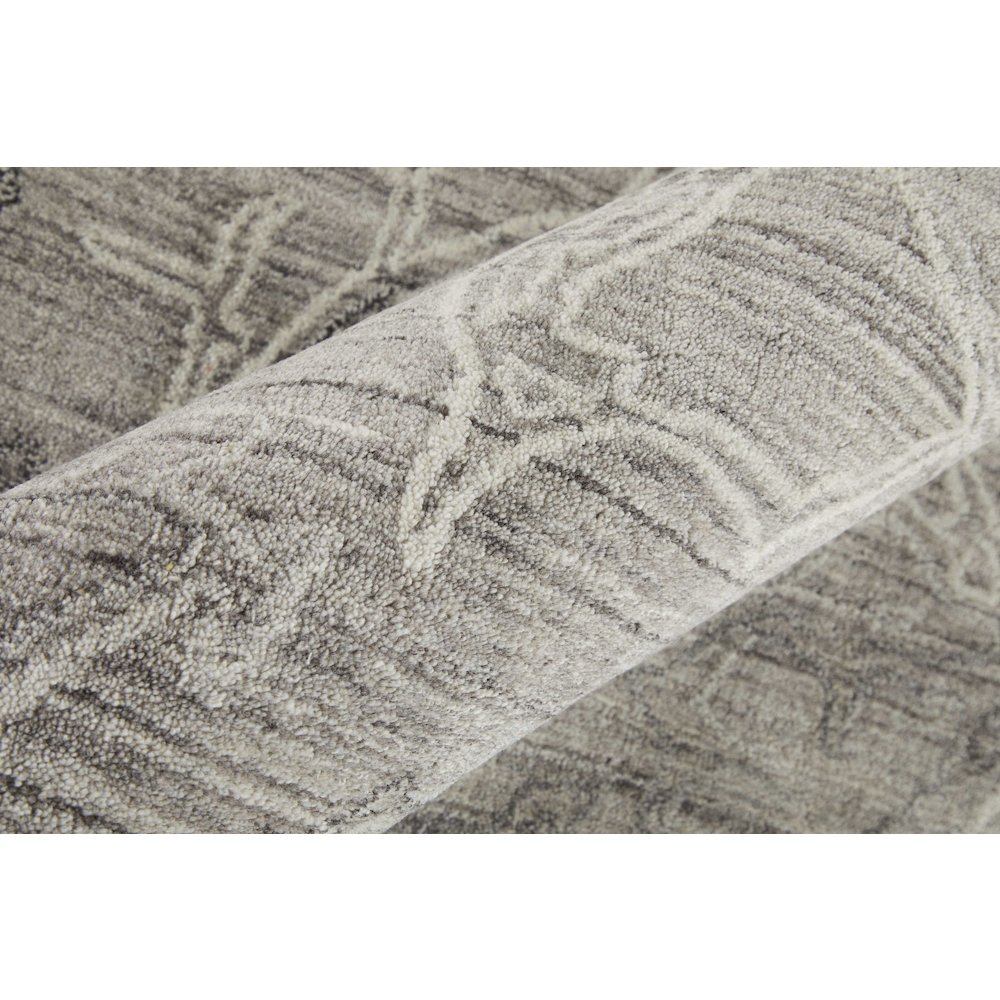 Whitton Modern Abstract, Gray/Tan/Ivory, 8' x 10' Area Rug. Picture 5