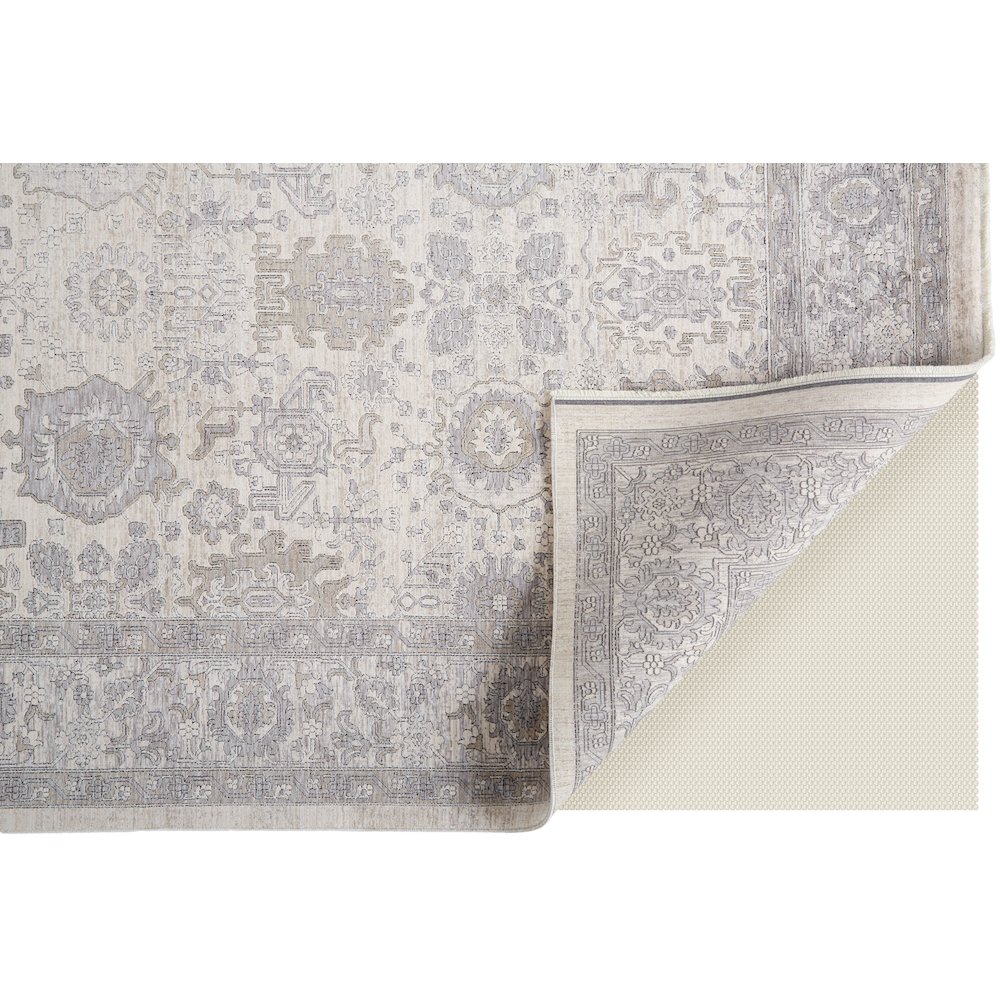 Marquette Rustic Persian Farmhouse Area Rug, Beige/Warm Gray, 9ft-6in x 12ft-7in, MRQ3776FBGEGRYH07. Picture 4
