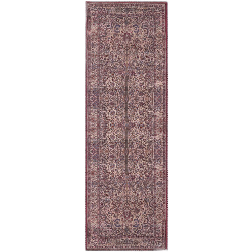 Rawlins Transitional Oriental, Red/Tan/Pink, 2'-7" x 8' Runner. Picture 1