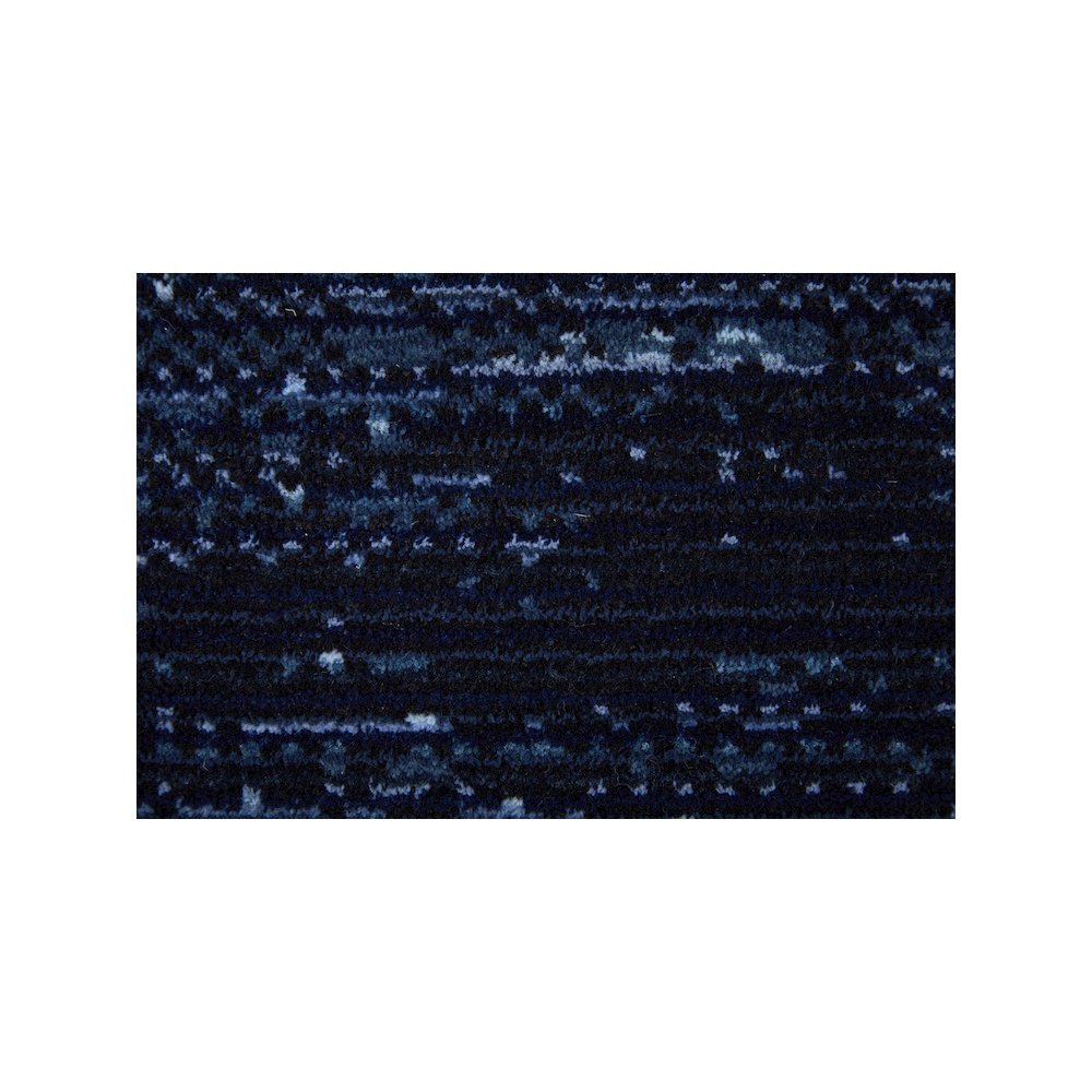 Deja Modern Solid, Blue/Black, 2' x 3' Accent Rug. Picture 5
