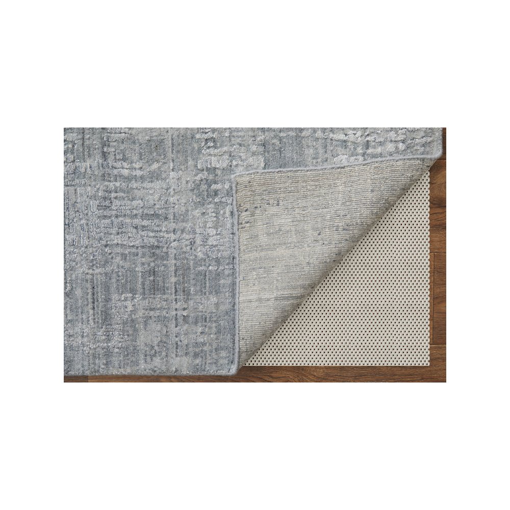 Eastfield Modern Abstract, Blue/Silver, 5' x 8' Area Rug. Picture 4