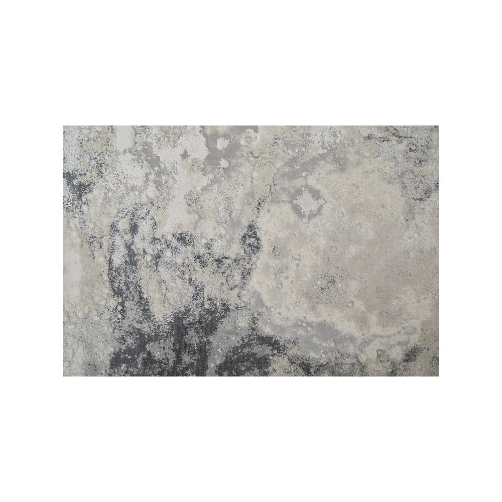 Astra Transitional Abstract, Gray/Ivory, 10' x 13'-2" Area Rug. Picture 6