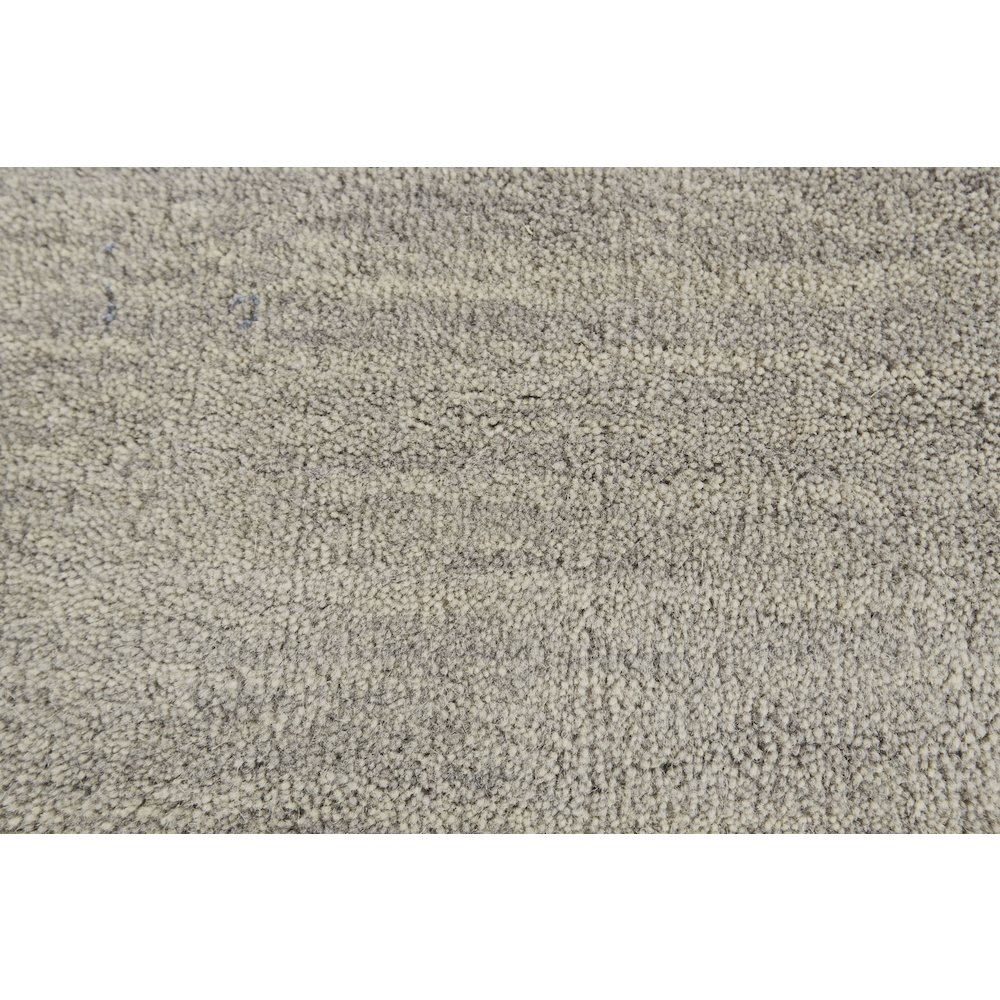 Luna Hand Woven Marled Wool Rug, Light/Warm Gray, 8ft x 8ft Round, 5798049FLGY000N80. Picture 5