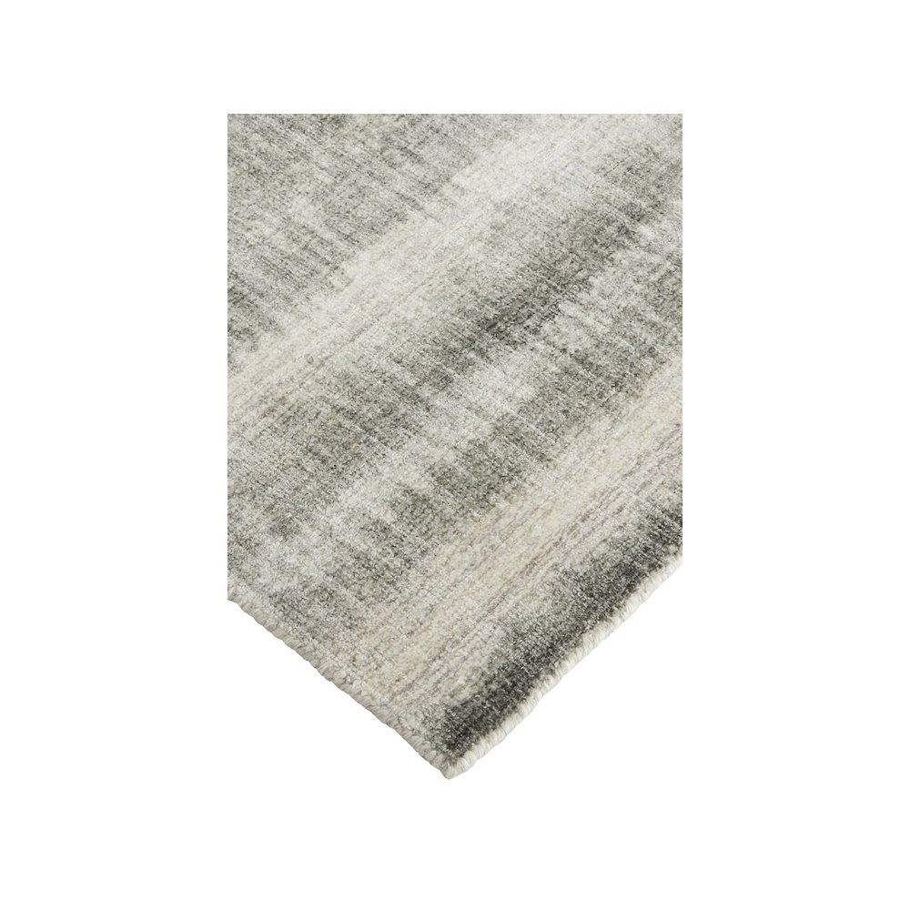 Mackay Transitional Stripes, Ivory/Green, 5' x 8' Area Rug. Picture 3