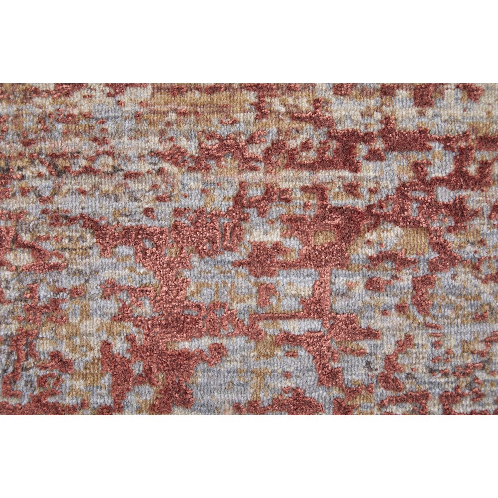 Pryor Modern Watercolor, Red/Gray/Blue, 2' x 3' Accent Rug. Picture 7