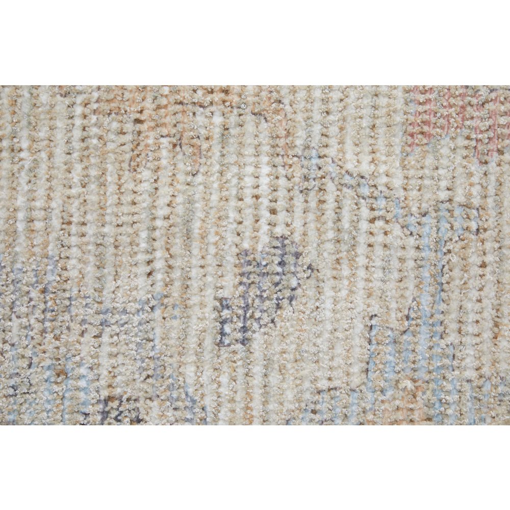 Caldwell Transitional Floral & Botanical, Ivory/Tan/Blue, 10' x 14' Area Rug. Picture 5