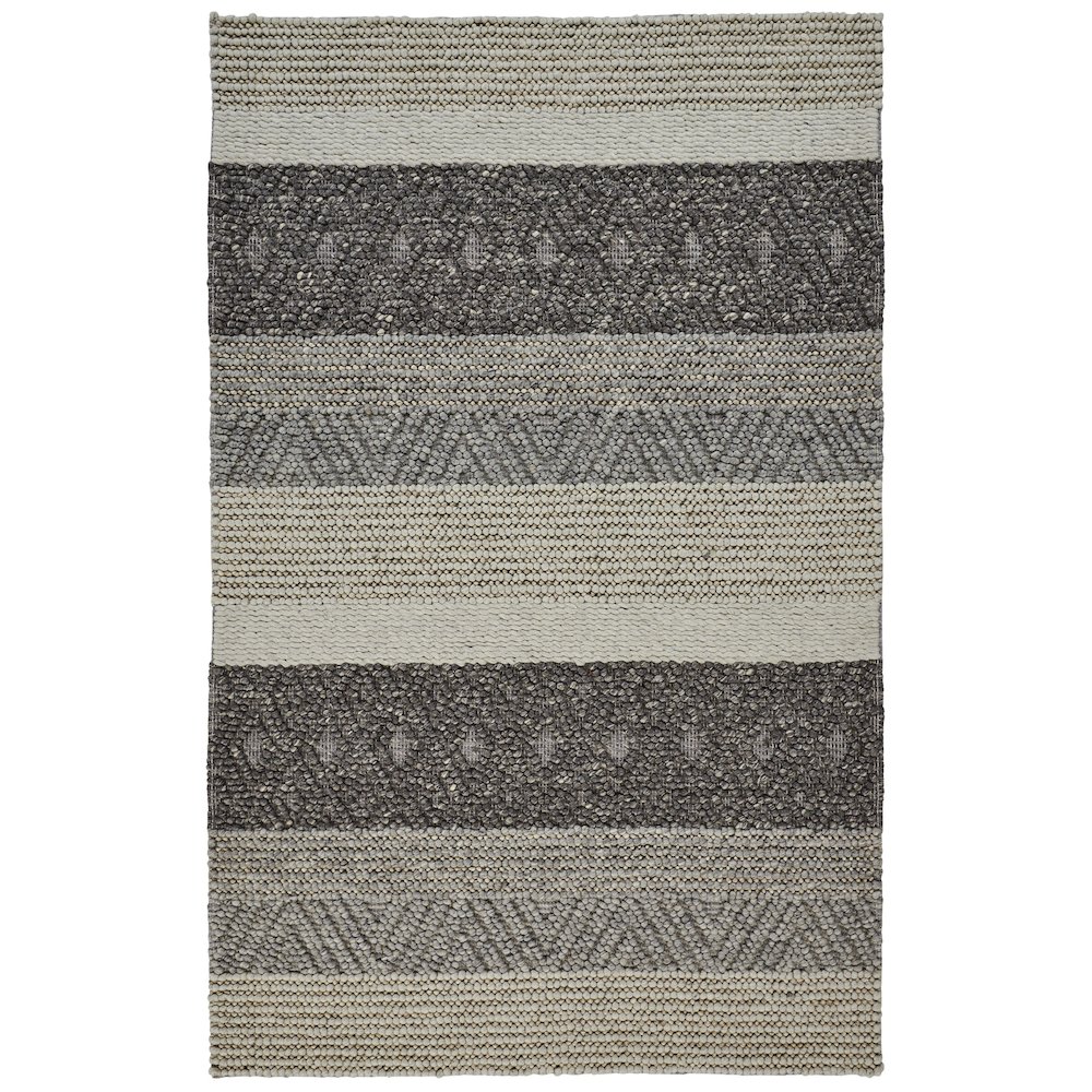 Berkeley Eco-Friendly Area Rug, Chracoal Gray/Tan, 9ft-6in x 13ft-6in, 6790811FSNDMLTH50. Picture 1