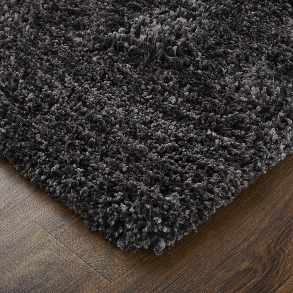 Stoneleigh Stonewashed Mélange Shag Rug, Black, 10ft x 14ft Area Rug, 3998830FBLK000H00. Picture 3