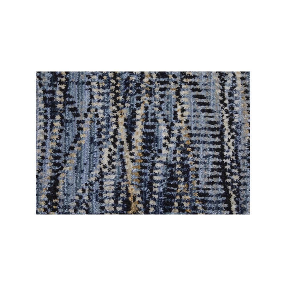 Sonora Modern Abstract, Blue/Ivory/Tan, 6'-7" x 9'-6" Area Rug. Picture 5