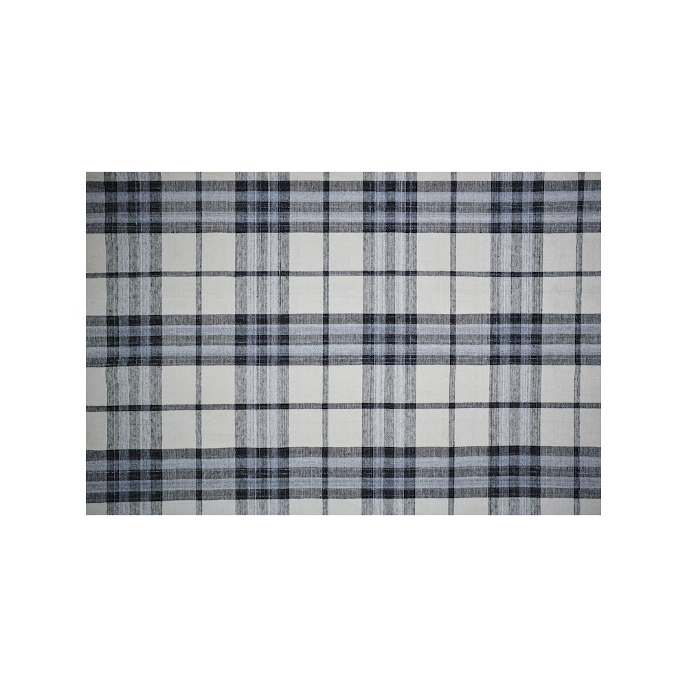 Crosby Eco-Friendly PET Dhurrie, Ivory/Sky Blue/Black, 5ft x 8ft Area Rug, 8830565FIVYCHLE10. Picture 6