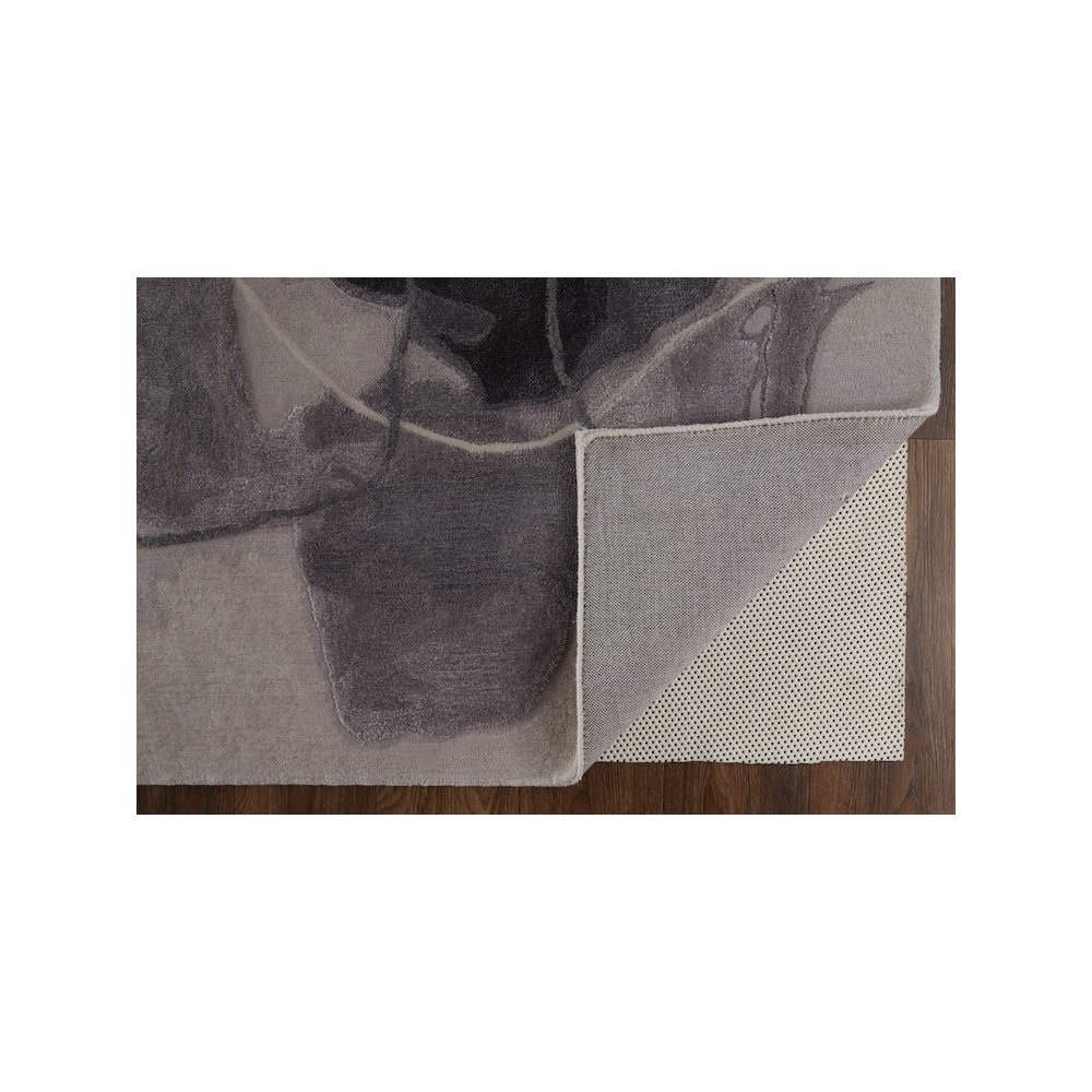 Anya Transitional Abstract, Ivory/Gray/Taupe, 8' x 10' Area Rug. Picture 4