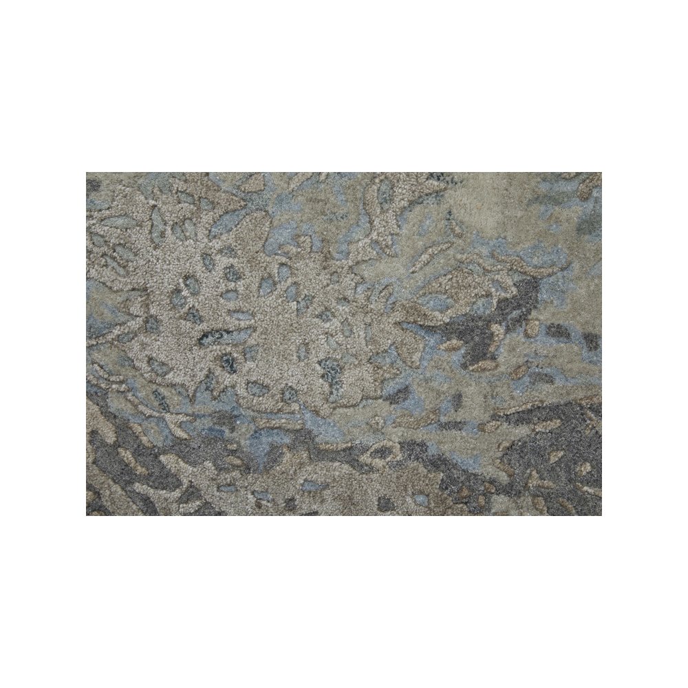 Zarah Modern Watercolor, Gray/Tan/Blue, 8' x 10' Area Rug. Picture 6