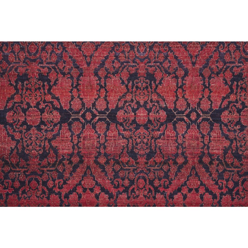 Voss Transitional Trellis & Lattice, Red/Black, 10'-6" x 14' Area Rug. Picture 6