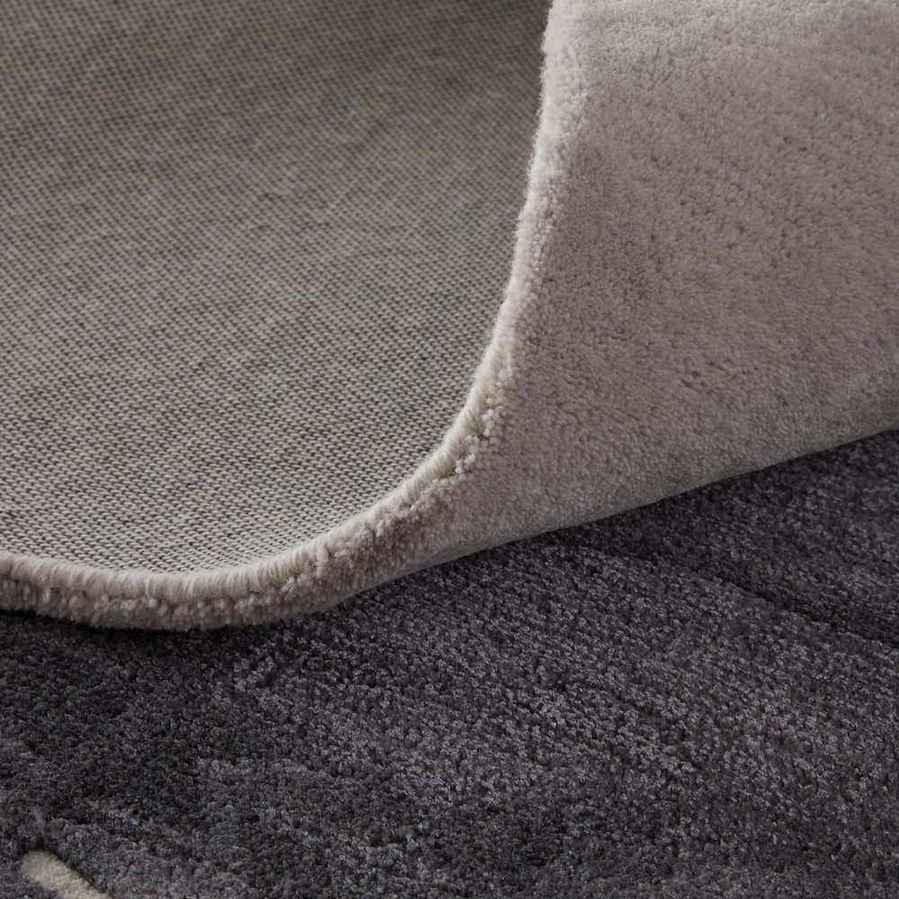 Anya Transitional Abstract, Ivory/Gray/Taupe, 8' x 10' Area Rug. Picture 7
