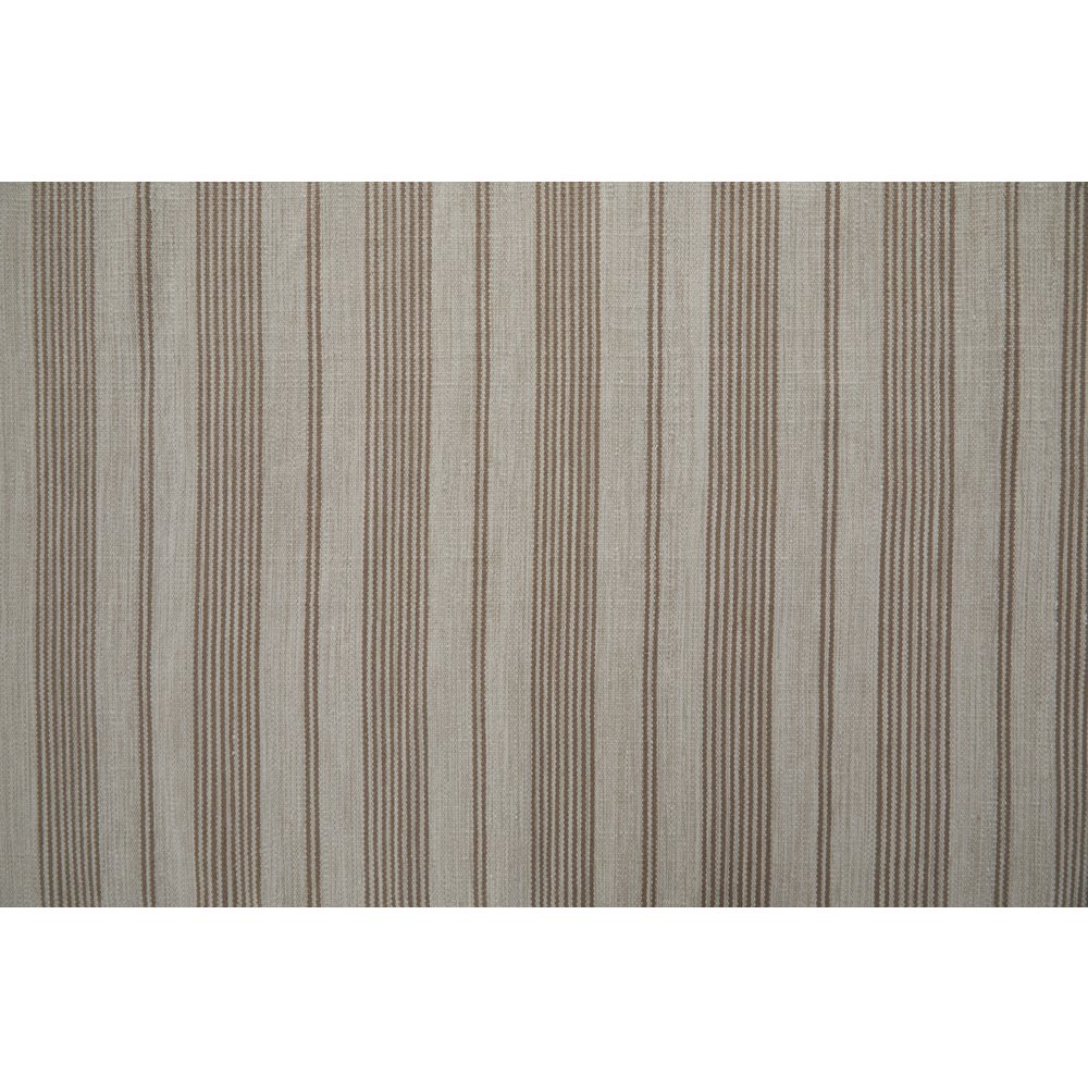 Duprine Transitional Stripes, Ivory/Taupe, 10' x 14' Area Rug. Picture 6