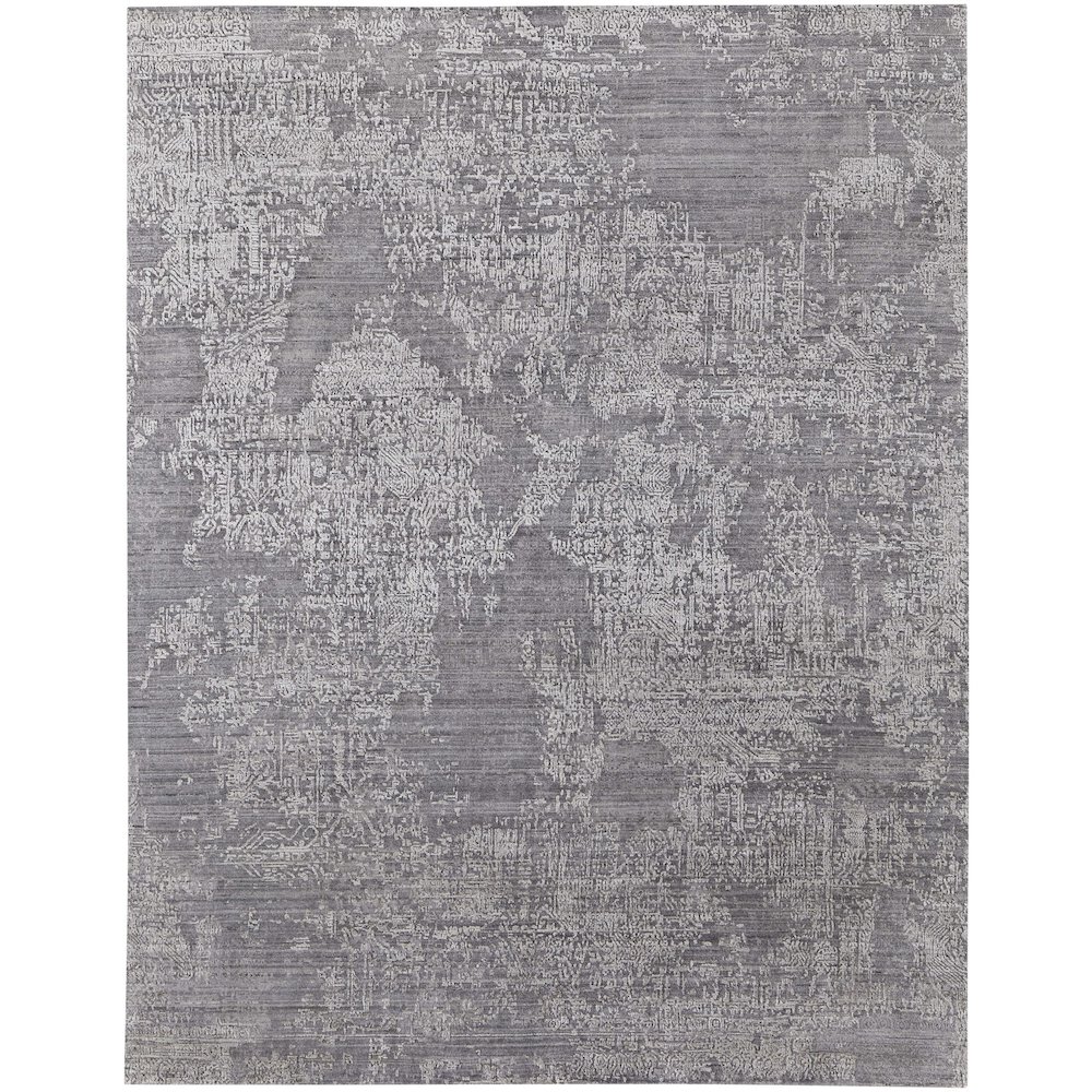 Eastfield Modern Abstract, Gray, 5' x 8' Area Rug. Picture 1